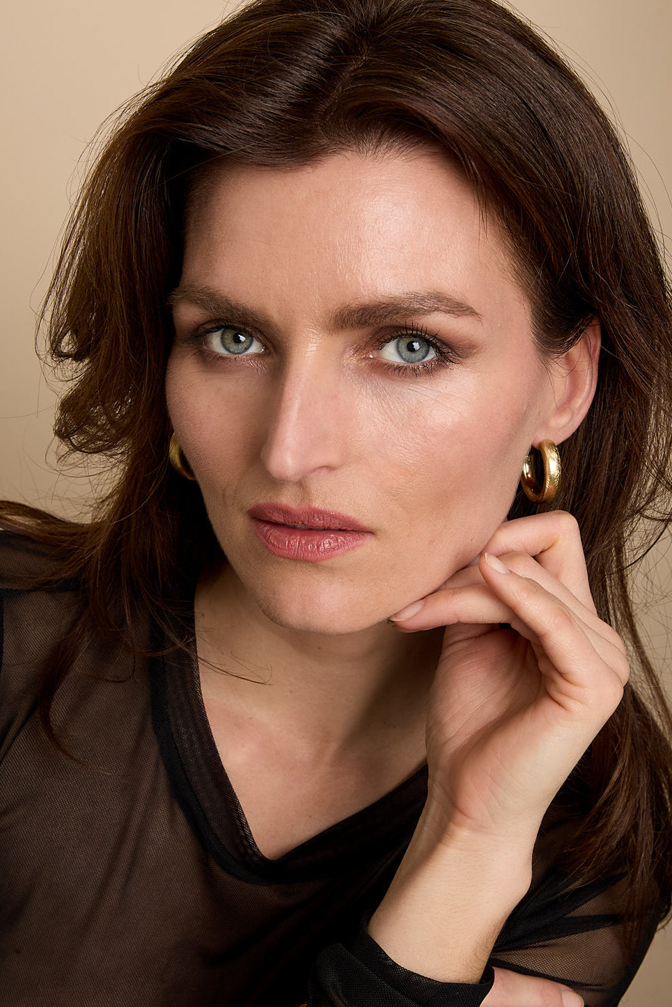 Stainless Steel Hoop Earrings circle Casual Daily Simple Series Women's jewelry