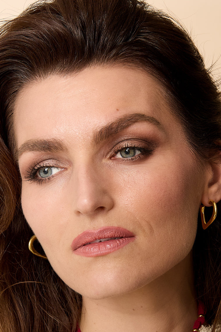 Hoop Earrings Heart Simple Daily Simple Series Women's jewelry